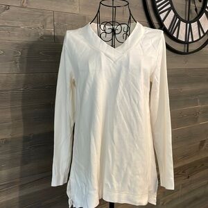 Isaac Mizrahi live V-neck Long sleeve top